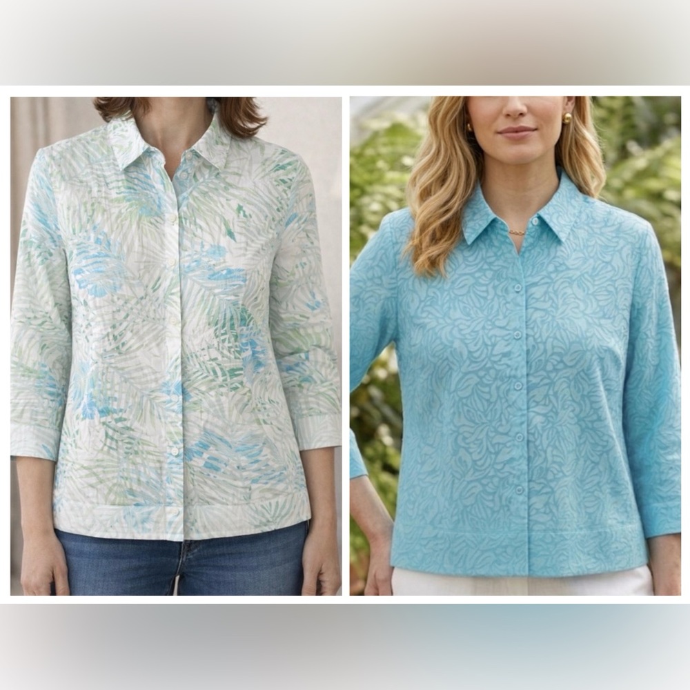Studio Works 2 blouse bundle. They are made identical just different colors .